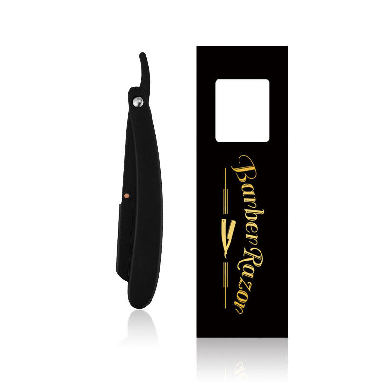 Soporte para Maquinilla de Afeitar Negro con Caja