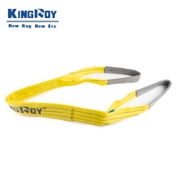 KingRoy GS CE sertifikalı ağır kargo kaldırma kayışı ve endüstriyel polyester kaldırma dokuma kemer kargo için