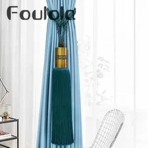 luxury curtain holders tieback tassel rope window drapery holdback tie back holder hanging ball decorative