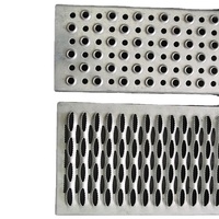 Plateforme de sécurité perforée antidérapante pour sol