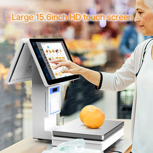 <span class=keywords><strong>Bozz</strong></span> P25 Balance de caisse enregistreuse numérique Balance d'impression d'étiquettes de codes-barres Système de point de vente avec balance de poids - Product Image 5