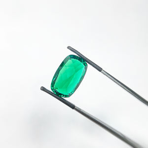 HOT SALE Hydrothermal Cushion Cut <strong>Emerald</strong> Lab Grown Gemstone Certified Factory Price For Rings Pendants Jewelry Wholesale - Product Image 3