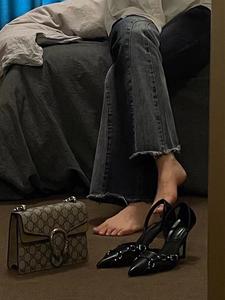 New Fashion Women High Pointed Tip Thin Heeled Shallow <b>Heels</b> Summer Women <b>Heels</b> - Product Image 5