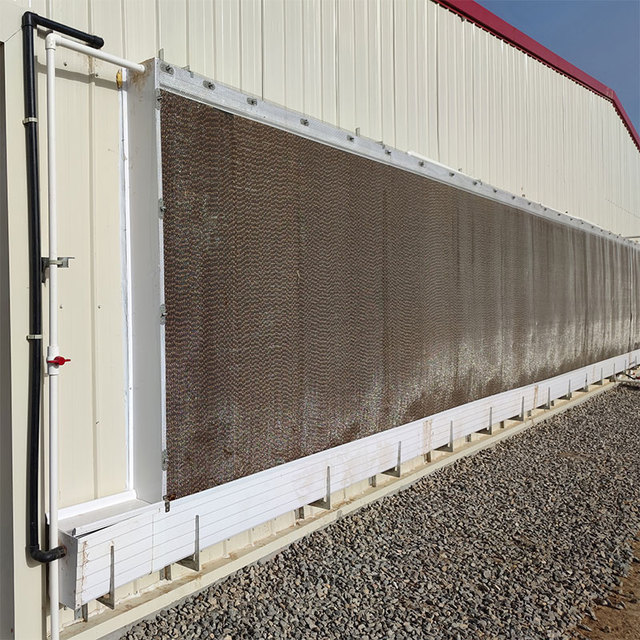 YAOHE 2026 NEW Special PVC Outer Frame Evaporative Cooling Pad Model 7090 for Poultry Farm Greenhouse Customizable Size