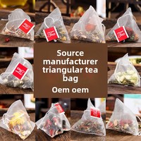 Sachets de thé en forme de triangle, fabrication OEM, fabricant d'origine, combinaisons de sachets de thé santé, substitut de thé aux herbes, infusion froide 150g