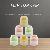 Desain baru tutup botol air olahraga Non-Spill atas 28mm 30mm 38mm penyumbat botol anti Pilfer plastik