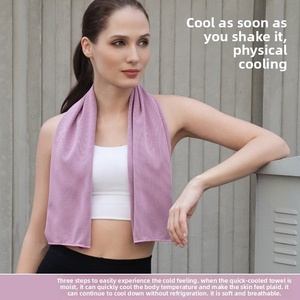 Tùy Chỉnh Thể Thao Làm Mát Phòng Tập Thể Dục Khăn Mềm Mại Thoáng Khí Sợi Nhỏ Hình Chữ Nhật Hình Dạng Cao Cấp Khăn Lạnh - Product Image 3