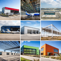 Fabricante de Taller y Almacén de Estructura de Acero Prefabricado para Hangar de Estructura de Acero Prefabricado