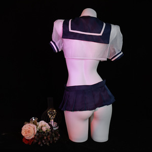 Conjunto de uniforme escolar japonés para mujer, manga corta, gasa, transpirable, estilo JK 8188 - Product Image 3
