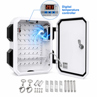 Boîtier Électrique Métallique Thermostatique Étanche IP65 Durable pour Ventilateur, Boîte de Jonction CCTV, Panneau de Commande de Sécurité