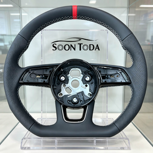 Volant sport en fibre de carbone/cuir/daim pour <span class=keywords><strong>Audi</strong></span>, remplacement pour TT/A3/A6/Q5/Q8/RS3/RS6/S5/8Y 2022-2009 - Product Image 1