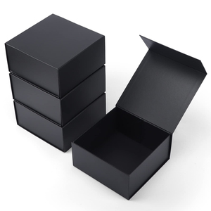Boîte d'emballage magnétique rigide en carton recyclable sur mesure, boîte cadeau pliante de luxe avec couvercle magnétique - Product Image 5