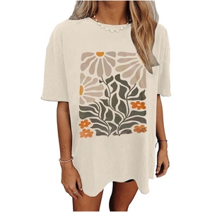 T-shirt graphique oversize sportif d'été pour femme, col rond, manches courtes, coupe ample, motif 3D, séchage rapide, anti-plis, anti-boulochage - Product Image 2