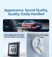 Écouteurs sans fil double oreille intra-auriculaires à réduction de bruit pour le sport et les études, haute qualité sonore, batterie ultra longue durée, portables pour voiture et hôtel