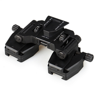 Accessoires de chasse, support de casque tactique en métal PVS14, jumelles de vision nocturne, support de pont, support double pont PVS 14, GZ24-0231