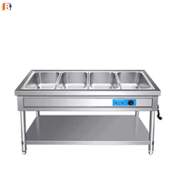 Buffet Fast Food Restaurant Severy Counter Top Bain Marie Gebrauchte Speisen wärmer