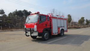 Camión de Bomberos Pequeño 4x4 con Espuma y Agua, 2000L, Vehículo Todoterreno para la Lucha Contra Incendios - Product Image 4