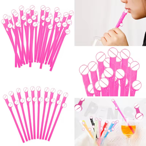 10 Pajitas Divertidas con Forma de Pene para Despedida de Soltera, Fiesta de Novia, <span class=keywords><strong>Bar</strong></span>, Artículos para Fiestas - Product Image 2