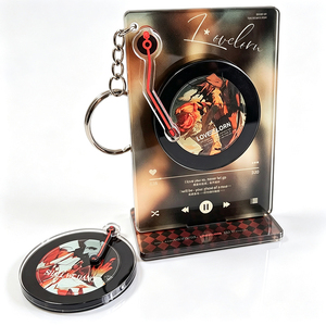 Llavero acrílico giratorio NFC con reproductor de música personalizado, colgante para bolso, placa <span class=keywords><strong>Spotify</strong></span>, adorno para mochila, llavero - Product Image 4
