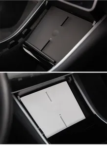 Лидер продаж 2023, автомобильное беспроводное зарядное устройство с поддержкой iOS и Android, автомобильный держатель для телефона, беспроводное зарядное устройство для Tesla Model 3