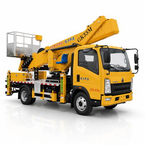 รถบรรทุกไฮดรอลิก HOWO 33 เมตร สำหรับยกคนทำงานในที่สูง - Product Image 3