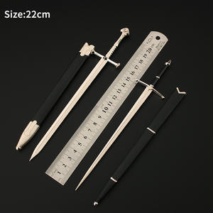 Nuovo personalizzare 22CM Mini metallo portachiavi Anduil gioielli signore degli anelli spada - Product Image 5