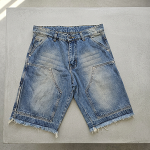Shorts en toile extensible non tissée style vintage pour hommes et femmes, couleur unie, séchage rapide, respirant, avec cordon de serrage, personnalisable, vente en gros - Product Image 2