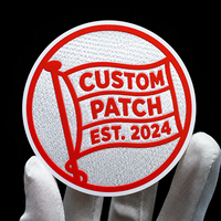 Écussons personnalisés en caoutchouc, PVC et silicone, thermocollants, pour vêtements, vente en gros, logos d'équipes de baseball, rugby, club, football, pour chapeaux