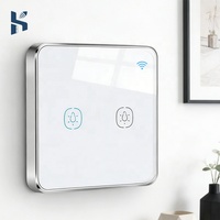 Interrupteur tactile intelligent Tuya Zigbee, câblage N+L, 10A, interrupteur mural, application Smart Life, compatible Alexa, norme EU/UK