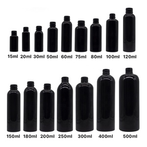 Chai Đựng Dầu Gội Rỗng Chai Đựng Nước Hoa Dưỡng Da Nhựa <span class=keywords><strong>PET</strong></span> Màu Đen 100Ml 120Ml 250Ml 500Ml Chai Đựng Dầu Gội Mỹ Phẩm - Product Image 2