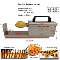 Machine Électrique à Couper les Pommes de Terre en Spirale / Coupe-Pommes de Terre Spirale / Coupe-Pommes de Terre en Ressort