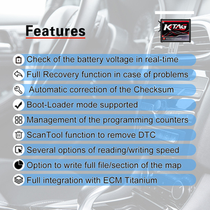 K-tag gốc EU bảng đỏ ktag xe điều chỉnh lập trình viên v7.020 Công cụ lập trình ktag Master - Product Image 2