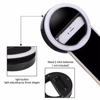 Shenniu — lampe Flash LED pour Selfie, accessoire de téléphone Portable, Charge USB, pour Smartphone