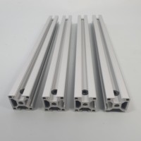 Fabricant chinois de profilés en aluminium extrudé sur mesure, profil en T, anodisation, découpe, soudage, série 6000, norme européenne