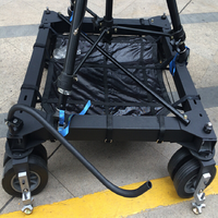 Support de caméra professionnel de qualité supérieure TRIANGLE PRO EXTREME 4 roues, cadre de dolly robuste pour Jimmy Jib Pro 4 roues
