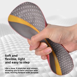 Plantillas de Espuma de PU de Alta Elasticidad con Soporte de Arco para Pie Plano, Corrección de <span class=keywords><strong>Hueso</strong></span> Escafóido, Deportivas, Absorción de Sudor y Impactos - Product Image 2