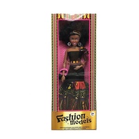 Poupées Sud-Africaines de Mode en Gros Prêtes à Expédier, Peau Noire, 12,5 Pouces, en Vente