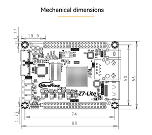 บอร์ดพัฒนา FPGA XILINX ZYNQ 7000 7020 7010 Z7 Lite บอร์ดหลัก ZYNQ - Product Image 4