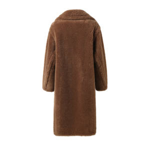 2023 Neues Design hochwertige benutzer definierte 100 Wolle Kamel Kaschmir Winterkleid ung für Damen bekleidung Mäntel - Product Image 3