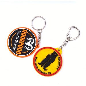 Offre Spéciale 2D 3D drôle porte-clés nom personnalisé souple Pvc caoutchouc porte-clés en caoutchouc souple Pvc porte-clés pour cadeaux - Product Image 5