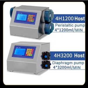 4 đầu 0-1000ml nước trái cây tự động dầu ô liu cà phê mắt giọt chất lỏng chai nước phụ Tinh dầu nước hoa Máy chiết rót - Product Image 6