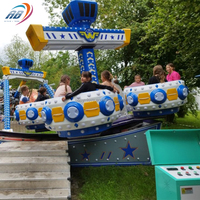 Manèges de fête foraine en plein air, vente d'attractions de fête foraine, manèges rotatifs volants pour enfants