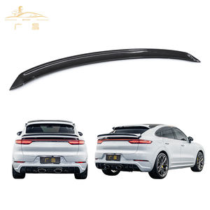 Turbo <strong>GT</strong> Style Dry Carbon Fiber Rear Trunk <strong>Spoiler</strong> for 2018-2023 Porsche Cayenne Coupe (9Y0/9YA) - Product Image 1