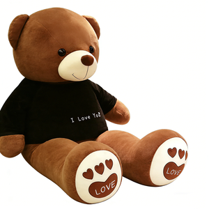 Customize Giant teddy bear <b>plush</b> toy, <b>Large</b> brown teddy bear stuffed animal, Oversized teddy bear for hugging - Product Image 4