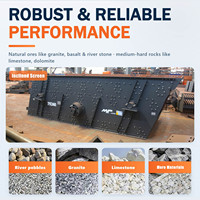 Crible vibrant carré grande capacité avec roulement et moteur pour ligne de concassage et de criblage de minerai et de pierres