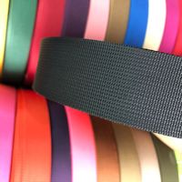 Muestra Gratuita de Cinta de Poliéster de 10-100 mm con Patrón de Cuña, Cinta Tejida para la Fabricación de Bolsos y Prendas, Correa de Nailon de Alta Resistencia en Color Sólido