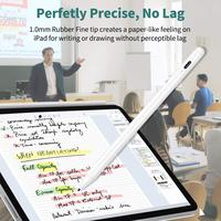 Crayon iPad haute précision pour dessiner des stylets actifs à pointe fine de 1.0mm pour Apple iPad 2018 2019