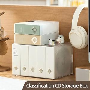 Étui de <span class=keywords><strong>rangement</strong></span> rigide en plastique pour 120 cartes, idéal pour voiture, maison, bureau et voyage - Product Image 3