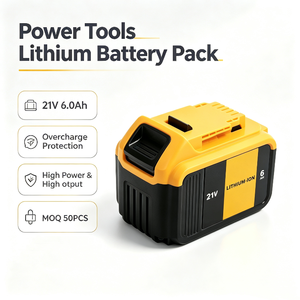 21V 6.0Ah BMS Intelligente Accu voor Elektrische Gereedschappen Lithium-Ion Accu 21V 8.0Ah 10.0Ah Accu's voor Elektrische Gereedschappen - Product Image 1