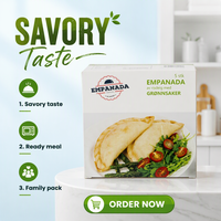 Boîte d'emballage personnalisée écologique pour conteneurs alimentaires, idéale pour les empanadas, les snacks surgelés et les plats à emporter